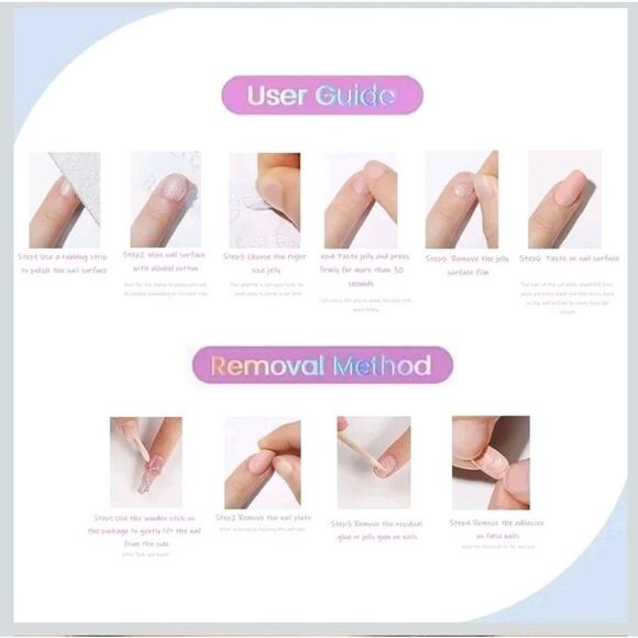 Christmas Press on Nails Medium Square SWEKKE Red & Gold Fake Nails Winter False - Picture 4 of 5